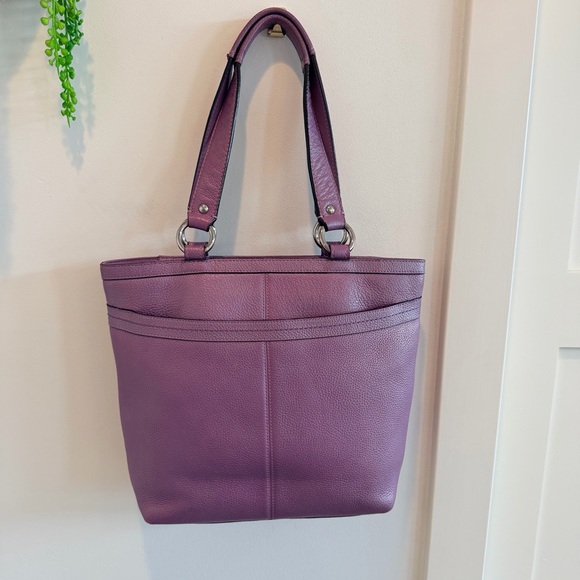 Coach Penelope Lavender Pebbled Leather Medium Women's Shoulder Bag L1063-F14683 - Picture 5 of 16